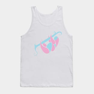 Cotton Candy Sloth Tank Top